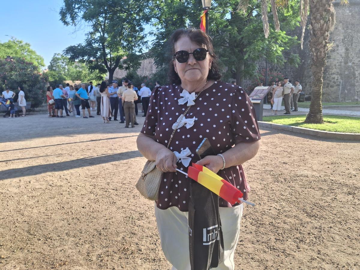 Teresa Bautista, en el parque de Los Sitios.