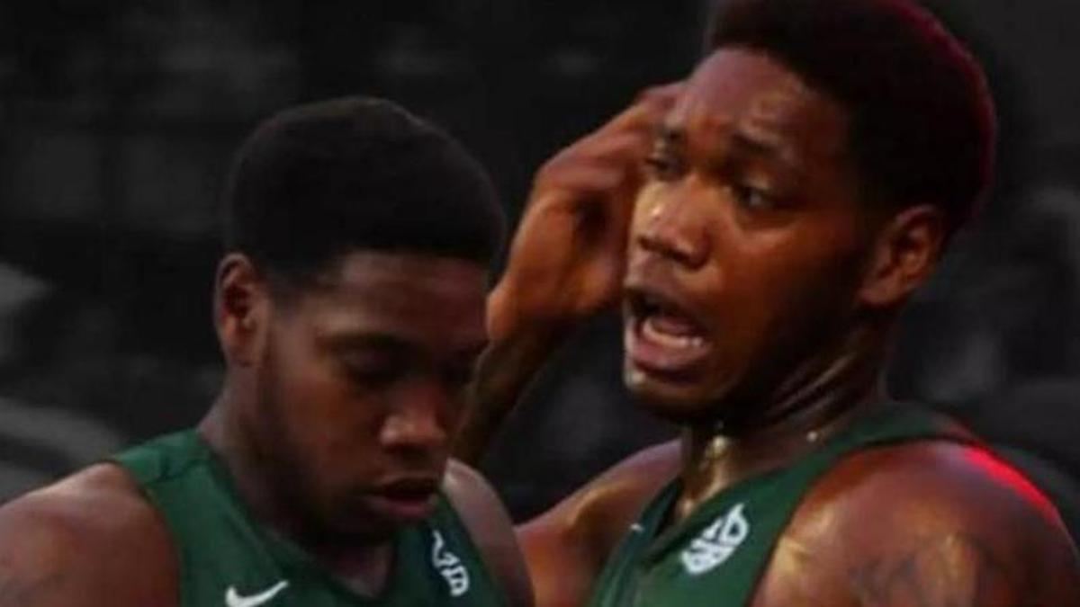 Dues imatges del difunt exjugador de bàsquet Kinu Rochford