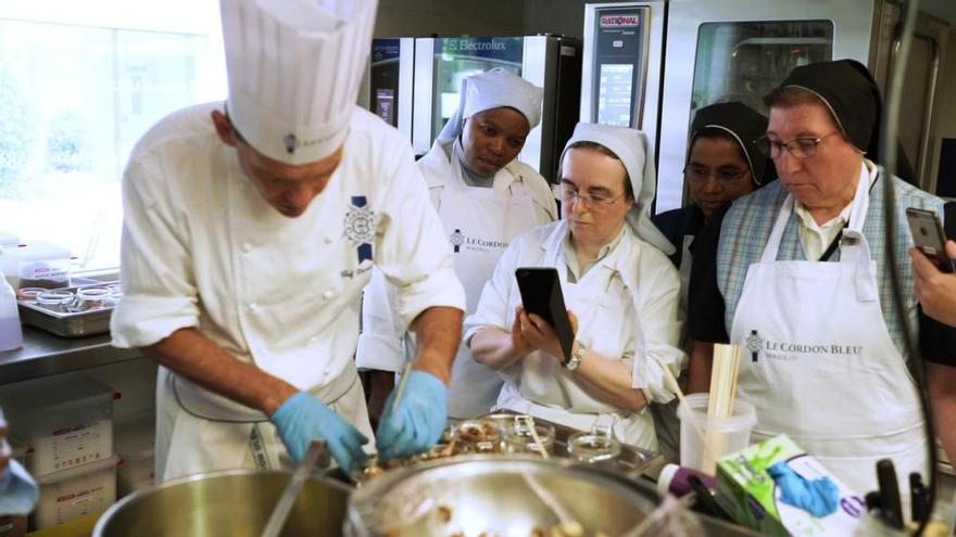 Una monja de clausura de Toro, en los fogones de la alta cocina madrileña de Le Cordon Bleu