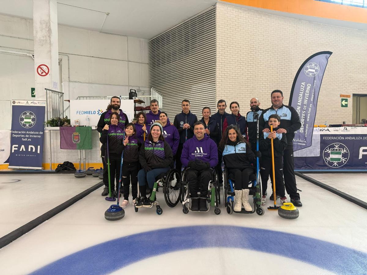 Foto de familia del Campeonato de Andalucía disputado en Huesca.