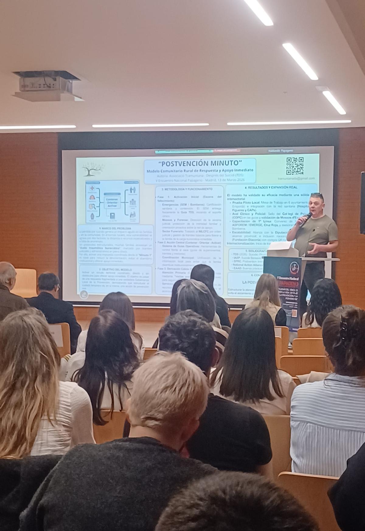 Presentació del programa a Madrid.