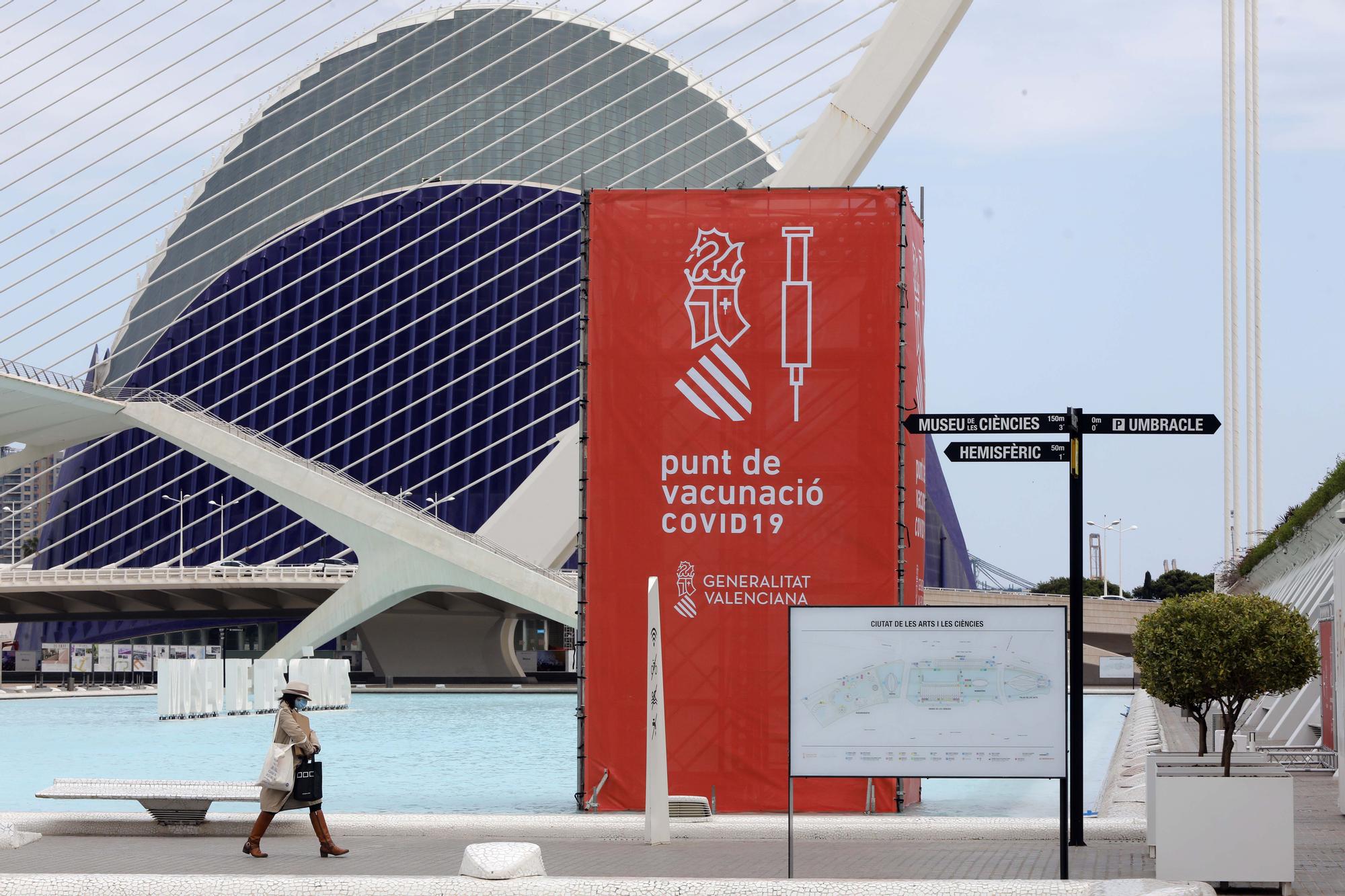 Todo listo en el macro punto de vacunación de la Ciudad de las Artes