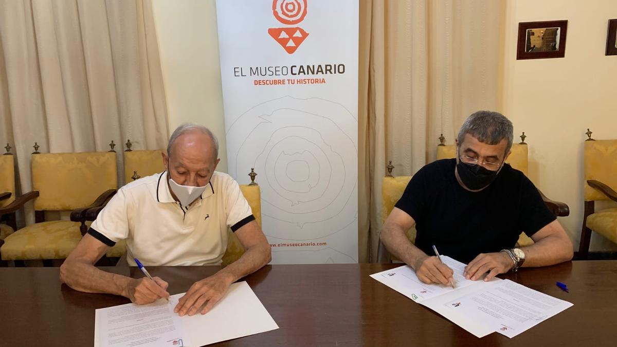 El Museo Canario firma un convenio de colaboración con la Escuela Luján Pérez
