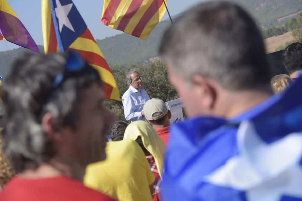 Acte institucional de Junts per Catalunya a Lledon