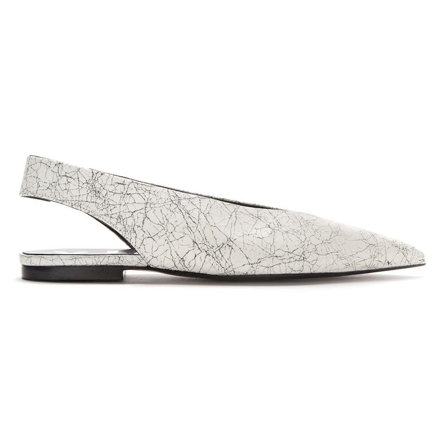 Zapatos blancos: el 'slingback'