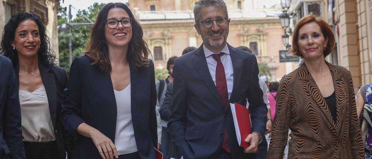 Sonia Díaz, Aitana Mas, Arcadi España y Eva Martínez