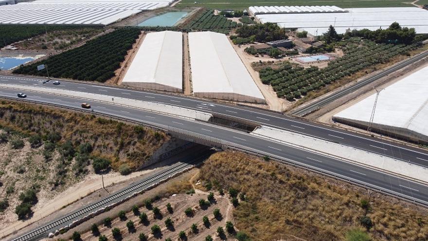 Desvíos en cuatro carreteras del Mar Menor por las obras del AVE a Cartagena