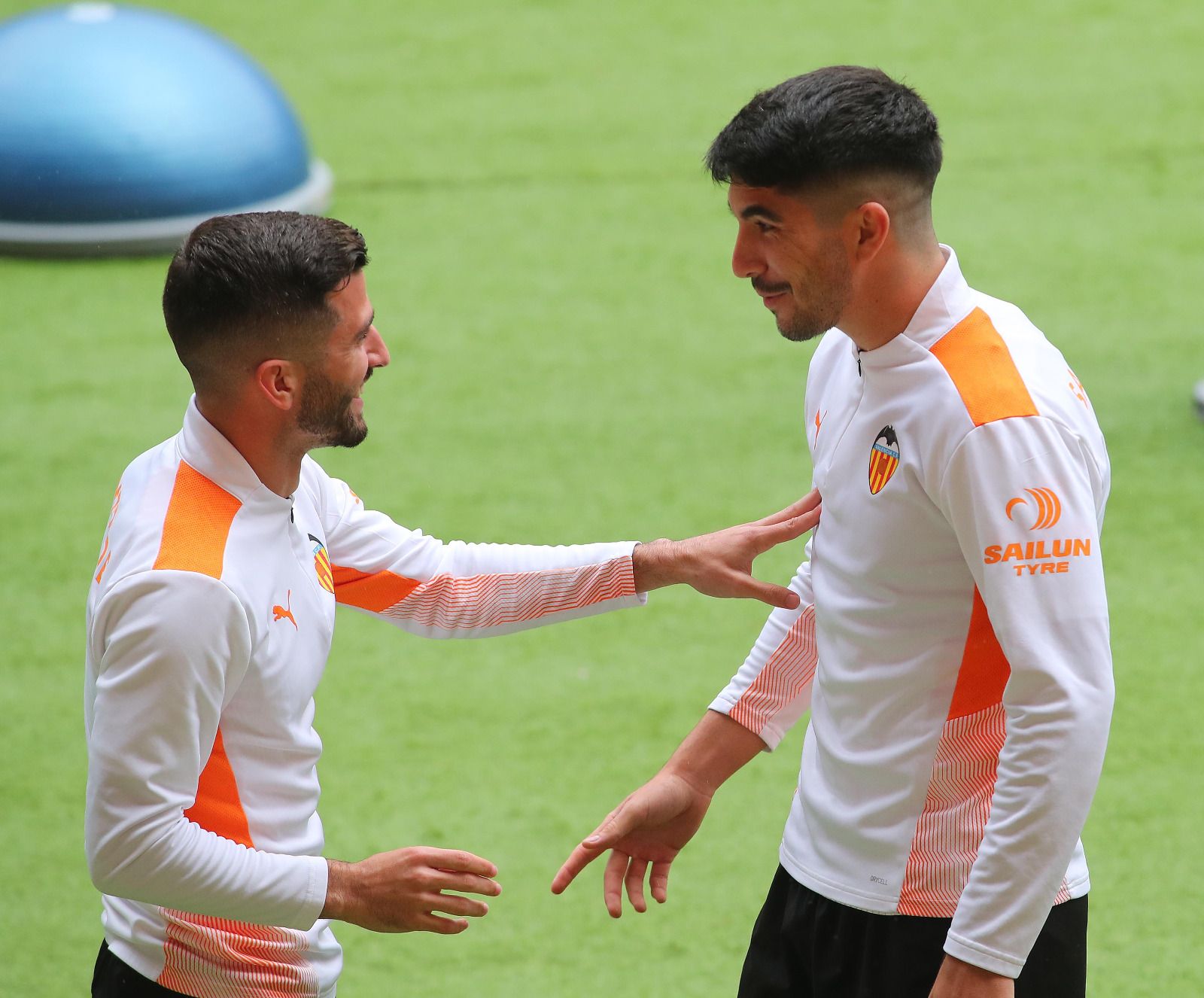 Así ha sido el entrenamiento del Valencia CF en La Cartuja