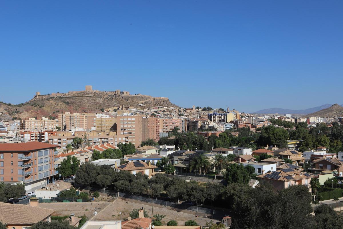 Panorámica del distrito V de Lorca.