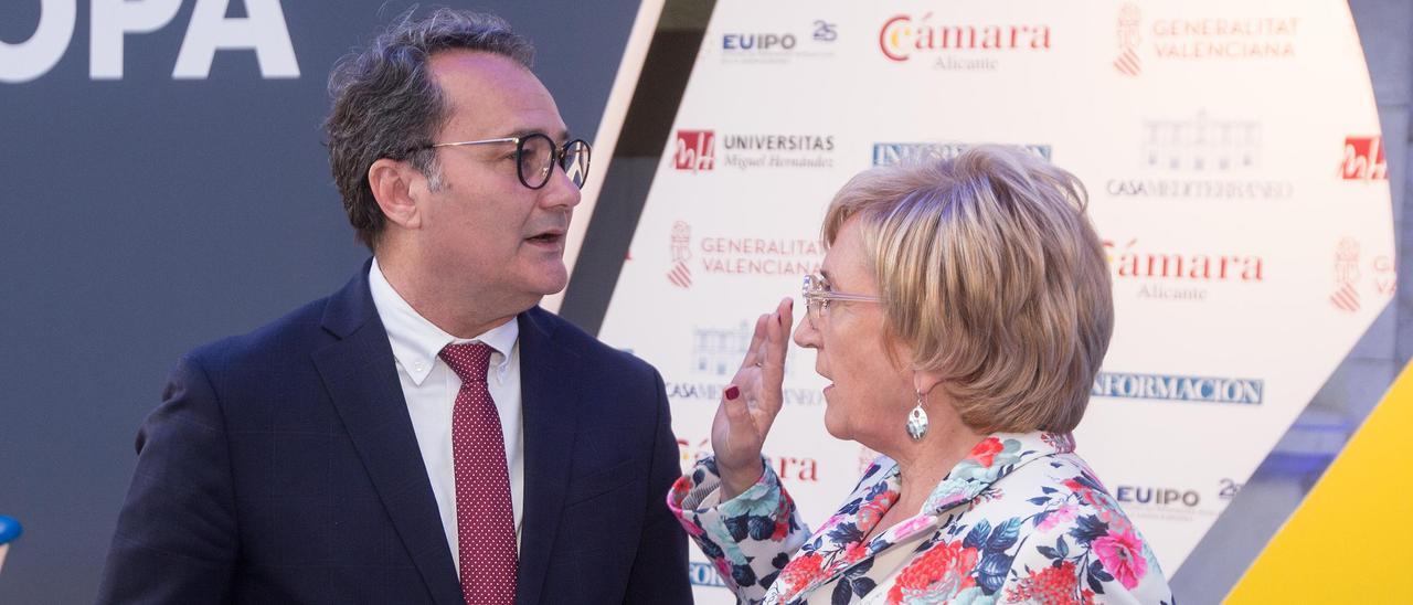 Sanguino y Barceló, en un acto celebrado en Alicante