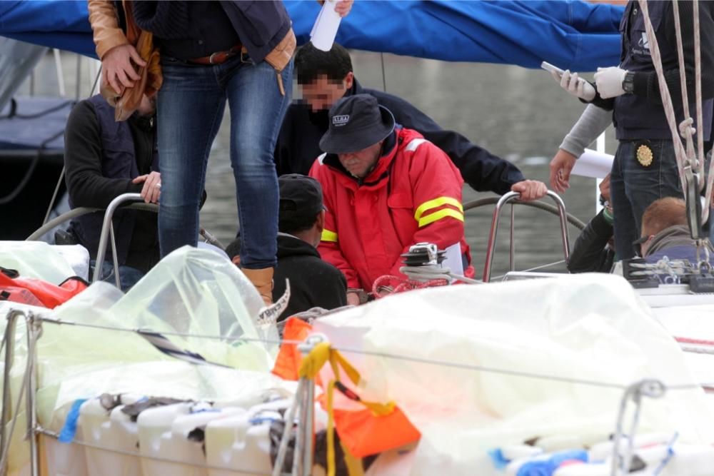 Operación antidroga en la costa de Cartagena