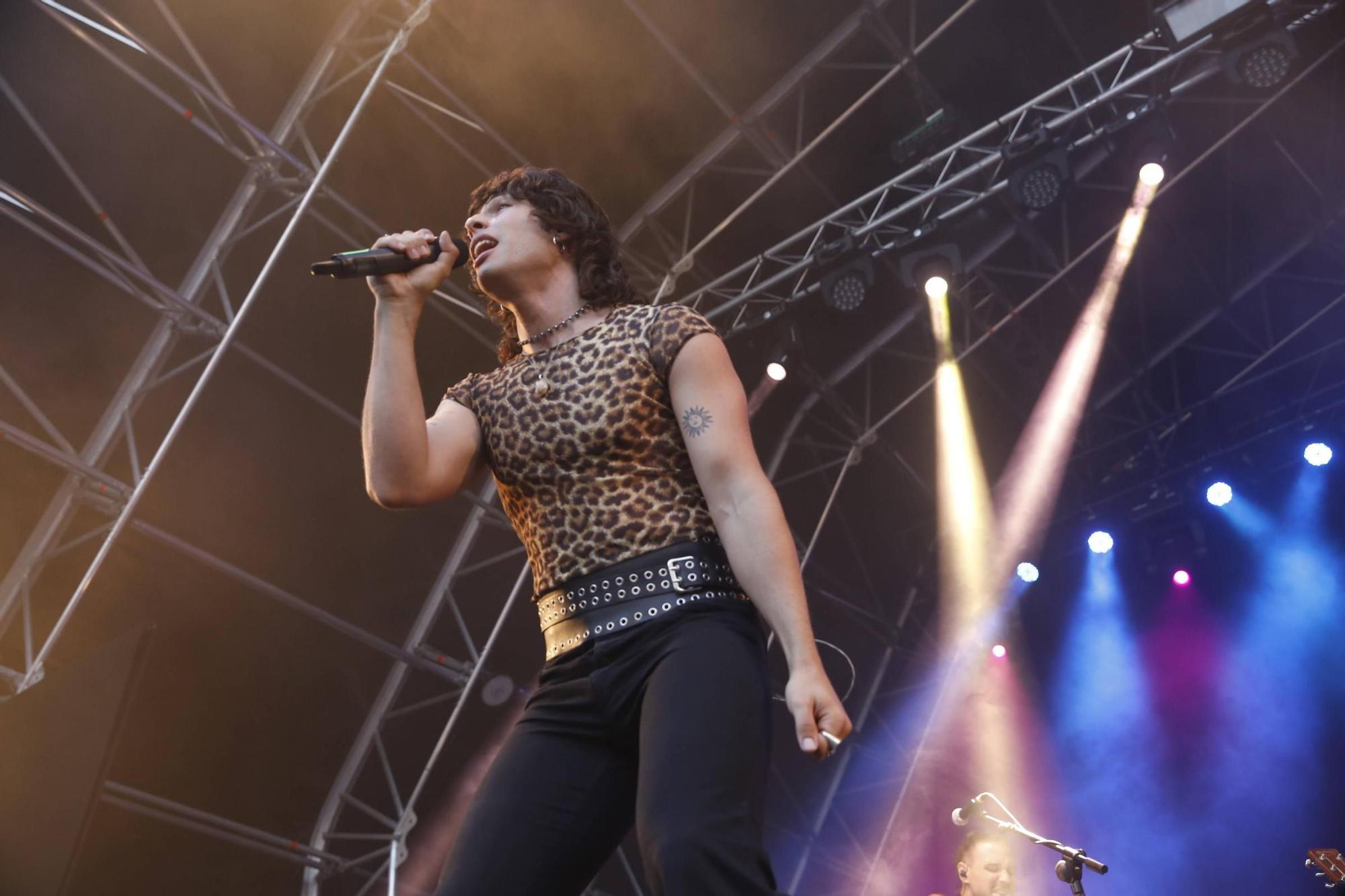 Leo Rizzi Dc El concierto de Leo Rizzi en la Plaza Mayor de Gijón, en imágenes