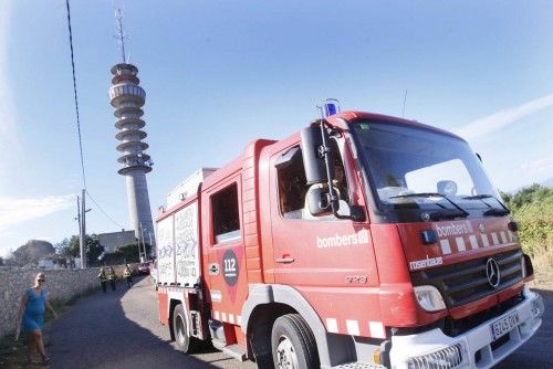 L'endemà de l'incendi a Girona