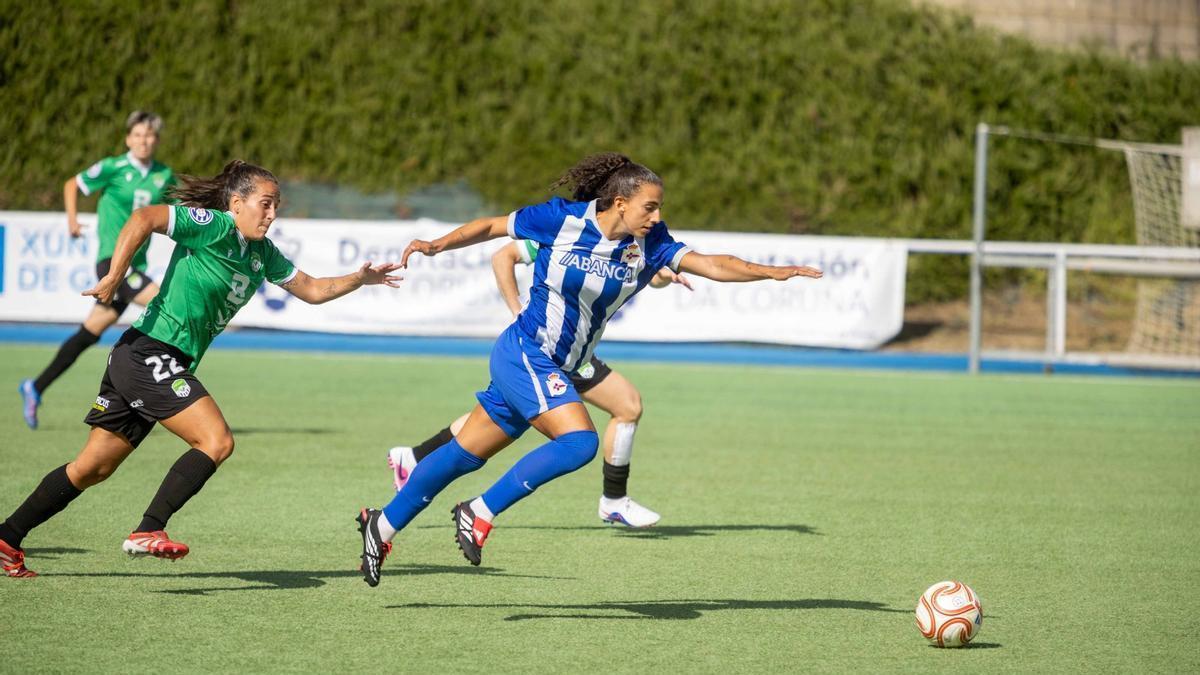 Imagen de la final entre el Deportivo y el Extremadura.