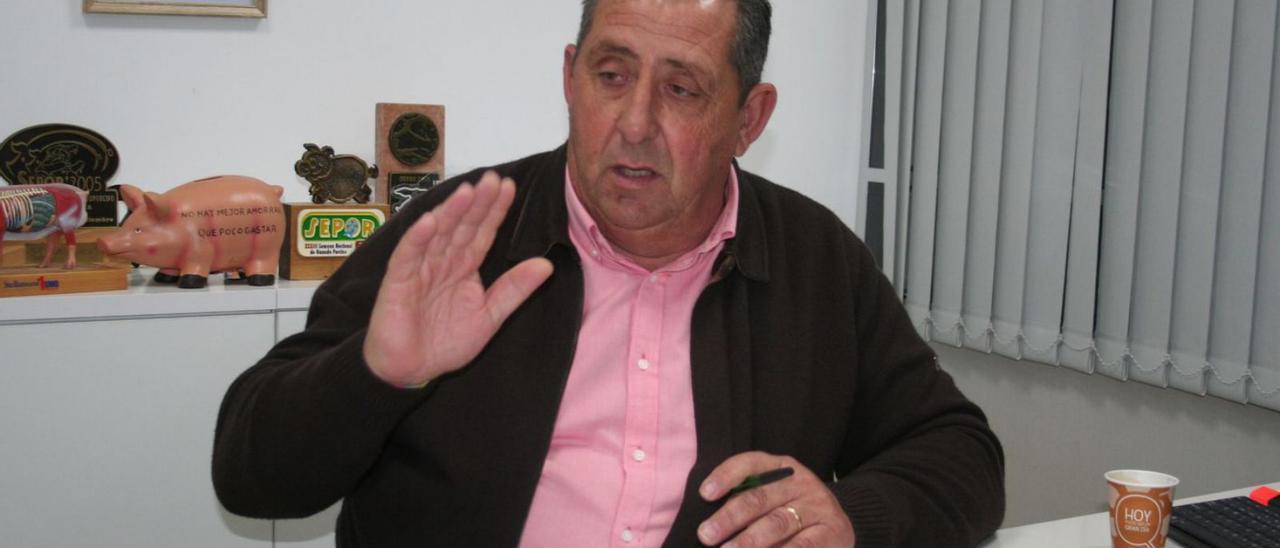 Francisco Román Quiñonero, presidente de Adespolorca. | PILAR WALS