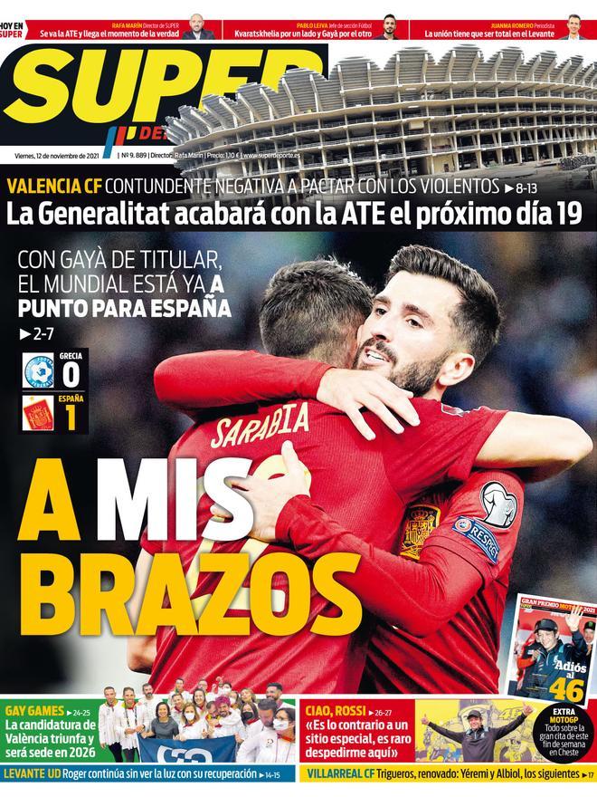 Portadas de SUPER en el mes de noviembre