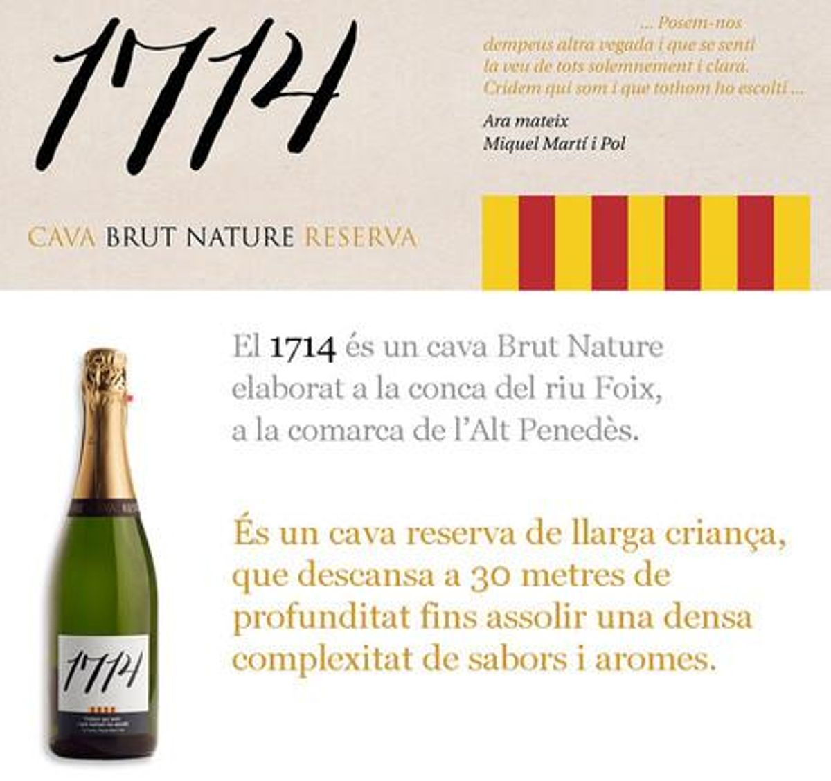 Cava 1714. Cava 1714.