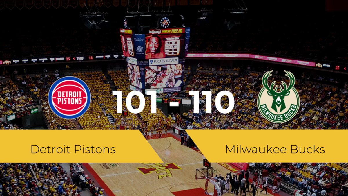 Milwaukee Bucks consigue vencer a Detroit Pistons (101-110)