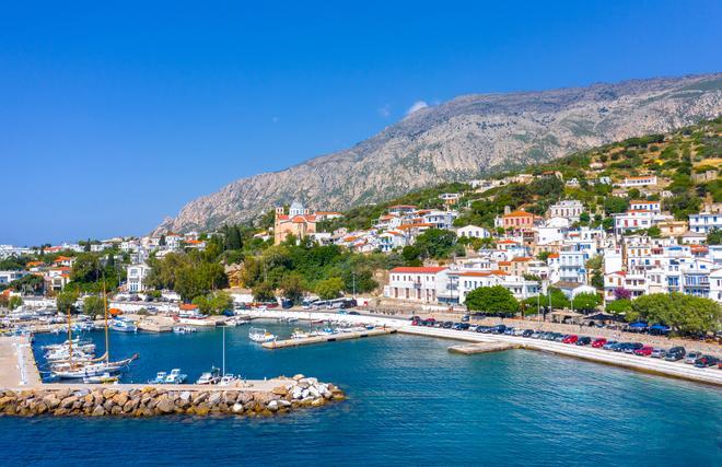 La colorida isla de Icaria en Grecia