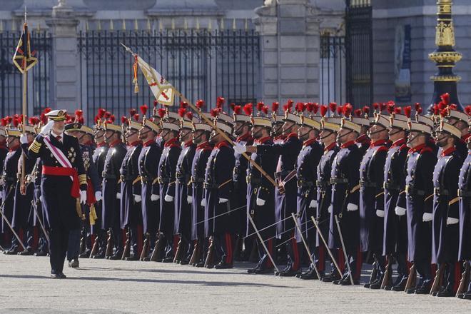 Pascua Militar en el Palacio Real en Madrid