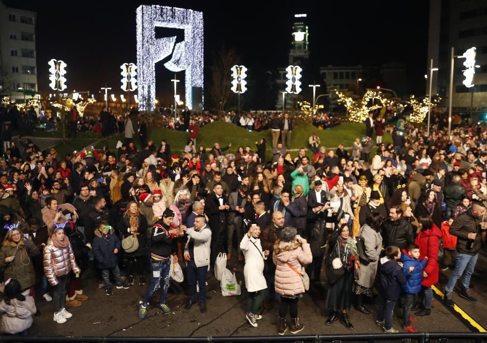 Fiesta de fin de año en Plaza América.