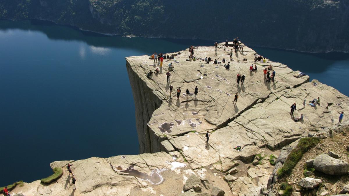 La Roca del Púlpito, la gran atracción turística de Noruega.