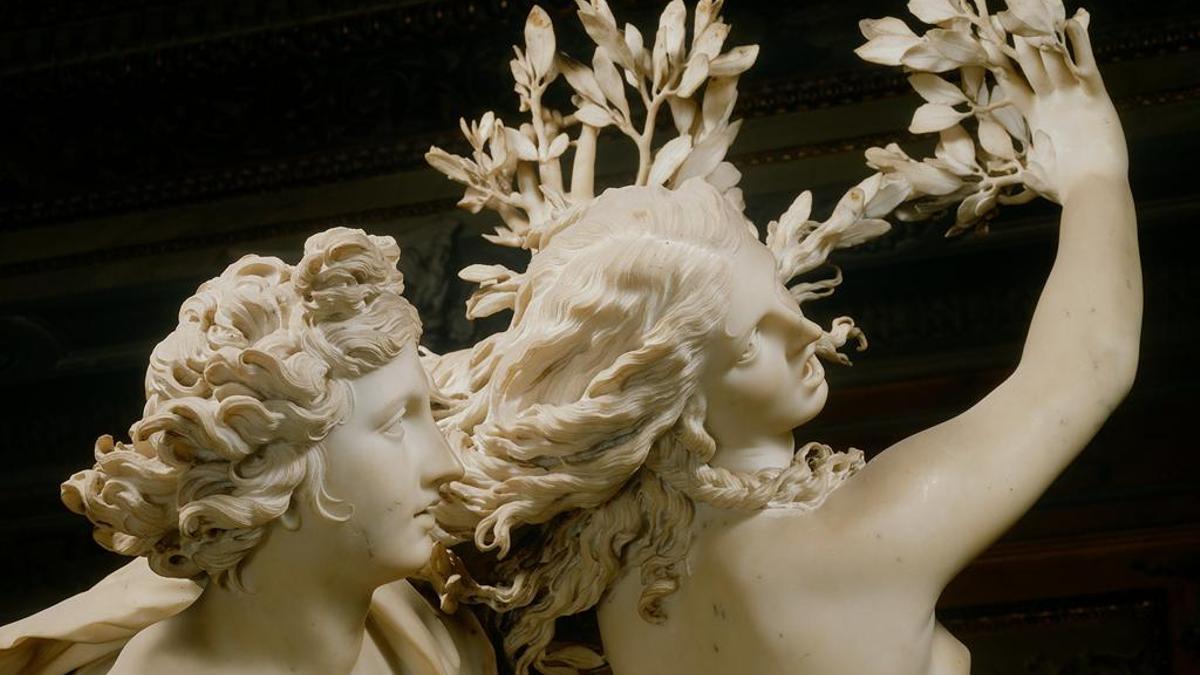 Detalle de la escultura 'Apolo y Dafne', de Bernini.