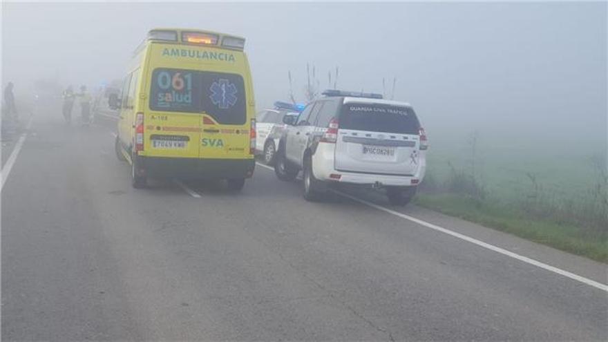 Cuatro heridos, uno de gravedad, en una colisión entre dos vehículos en Binéfar