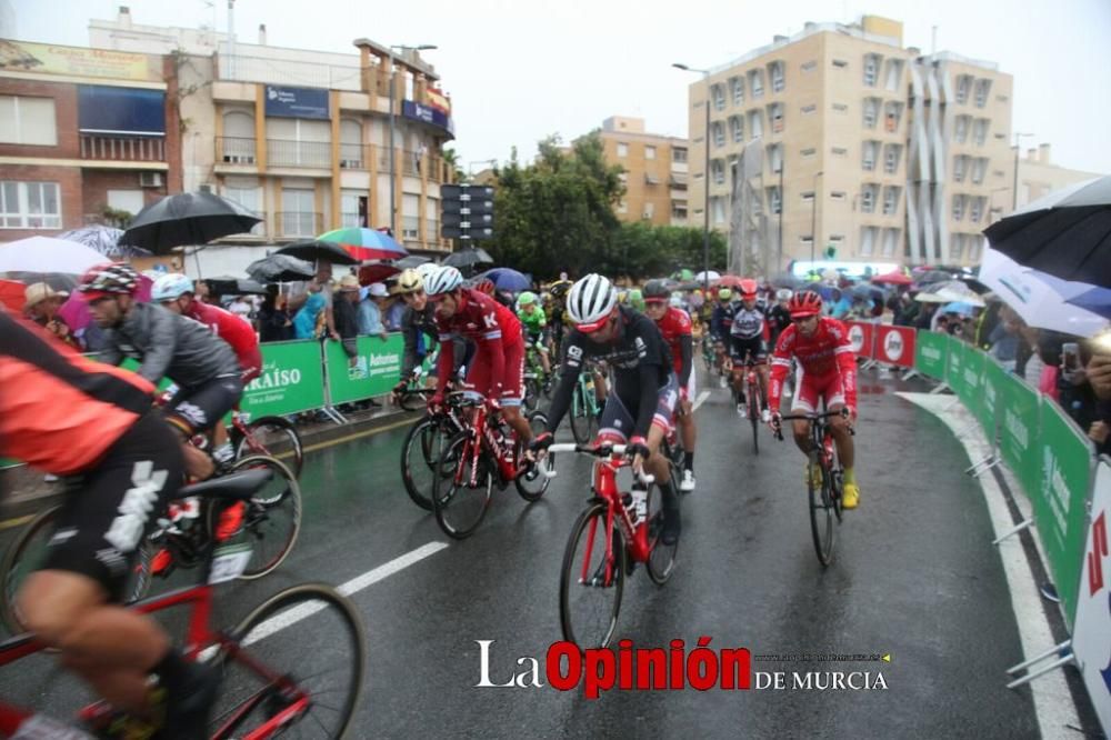 Salida de la Vuelta Ciclista a España desde Lorca