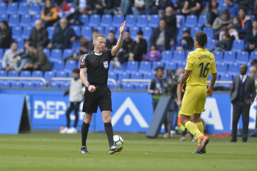 El Dépor cae ante el Villarreal en Riazor