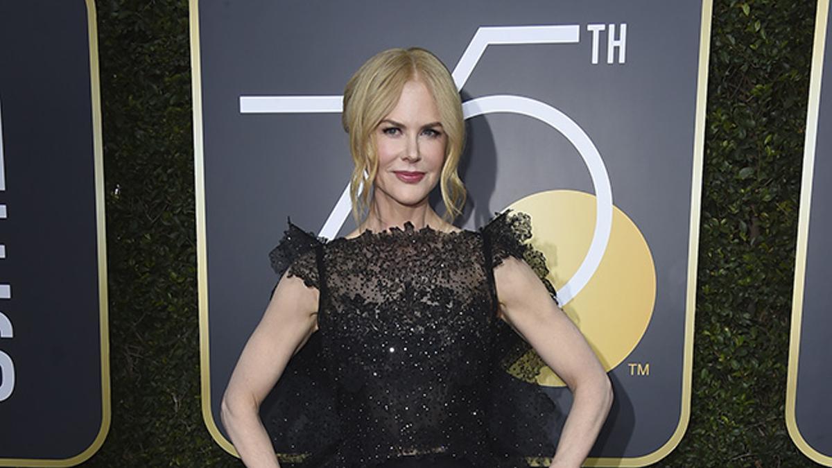 Nicole Kidman en los Globos de Oro 2018