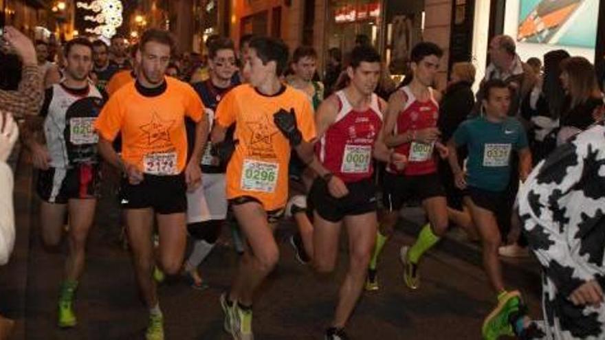 Las pruebas de la San Silvestre contaron con un gran ambiente.