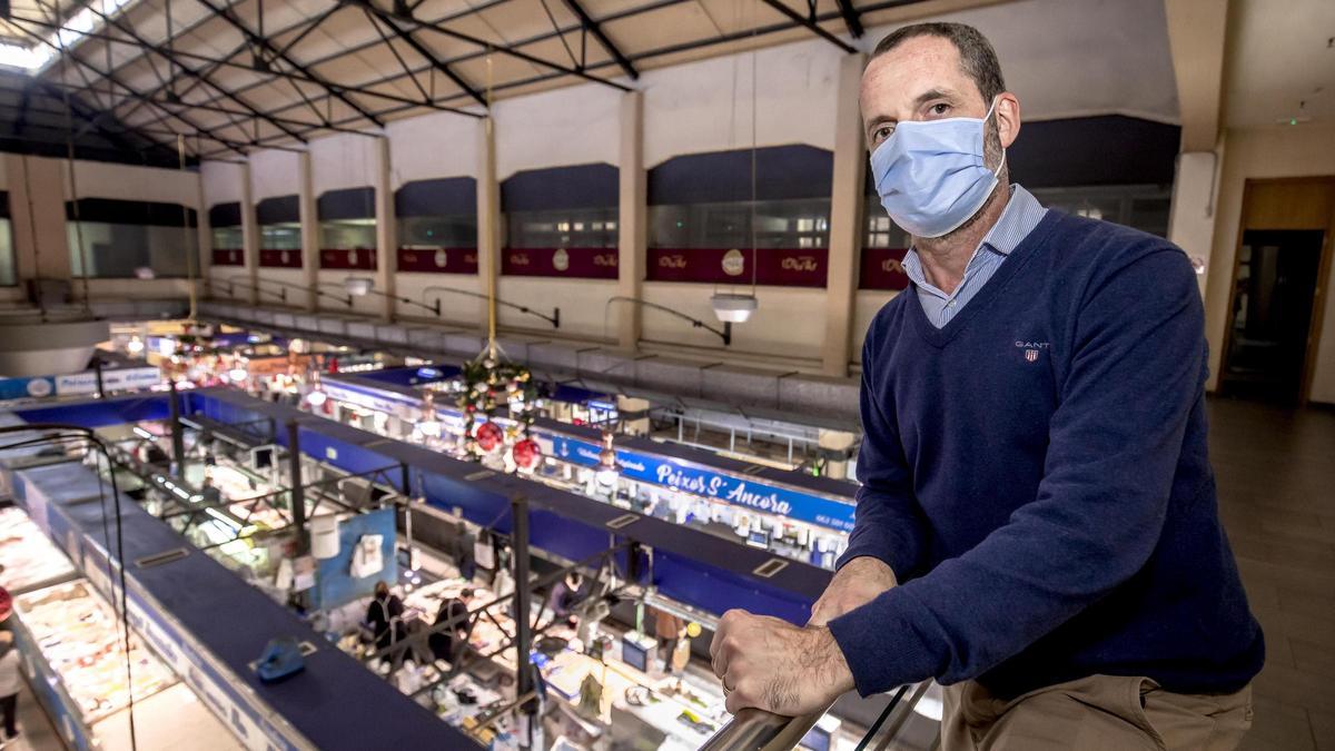 Joan Carles Moll, gerente del Mercat de l&#039;Olivar.