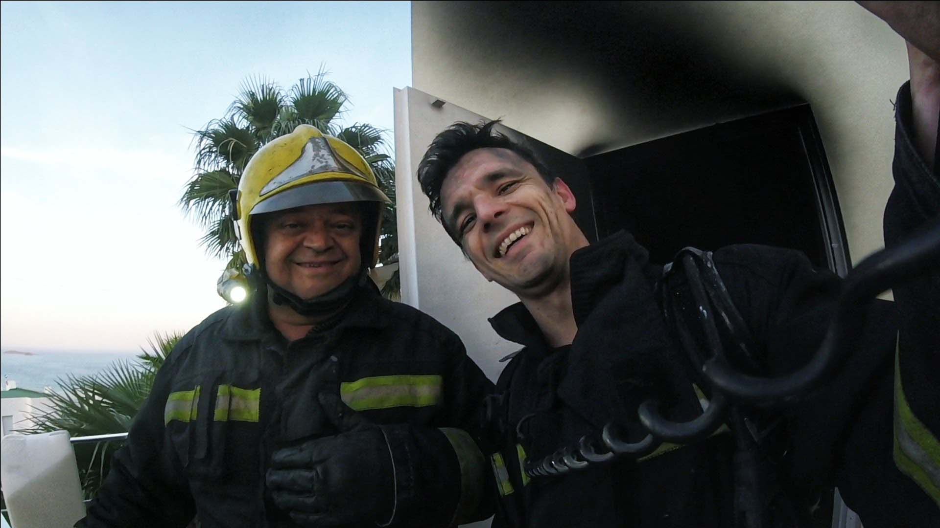 Imágenes de Bruno Roig Ribas, bombero de Ibiza que se jubila