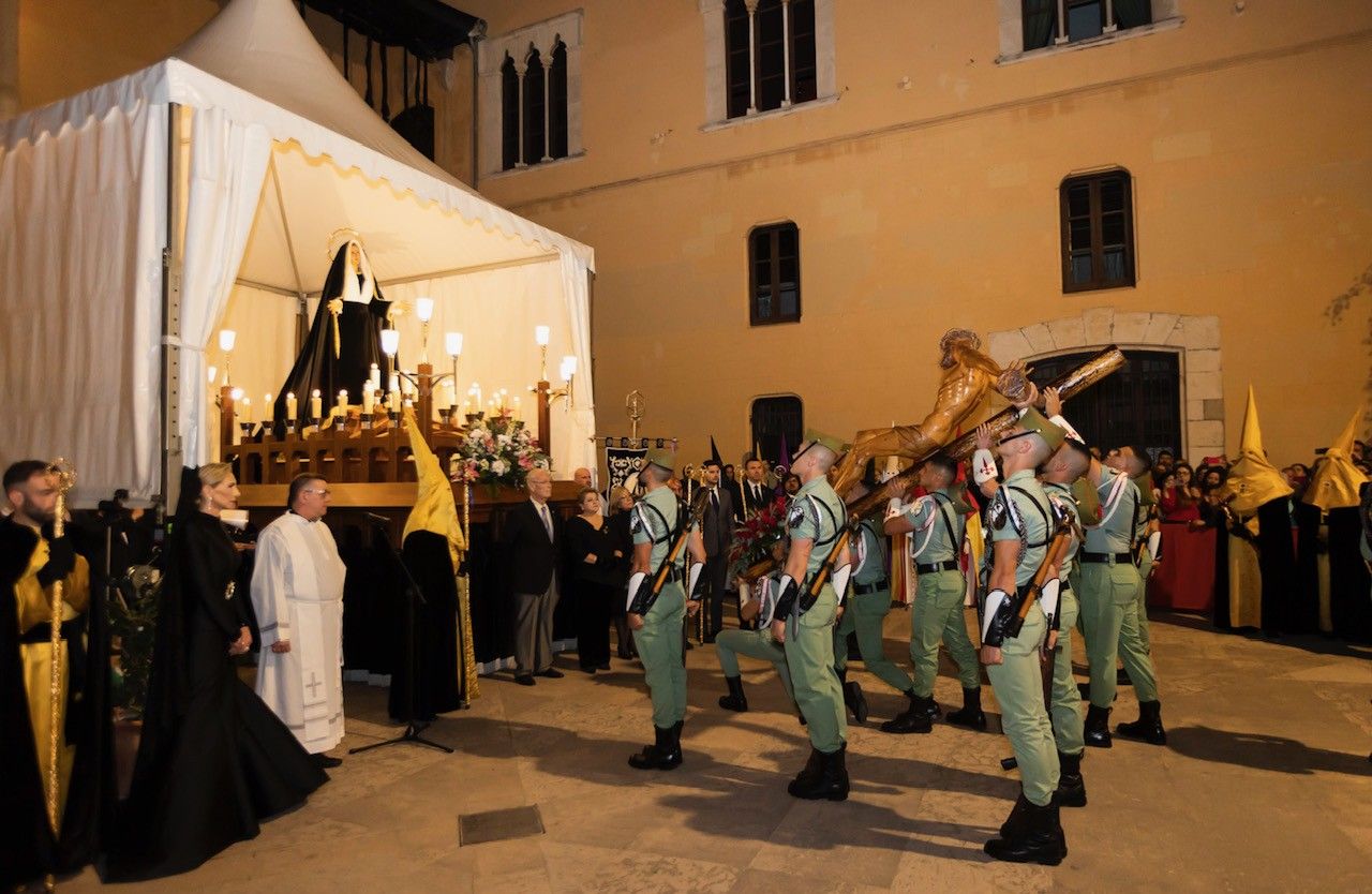Imágenes del Jueves Santo de Gandia