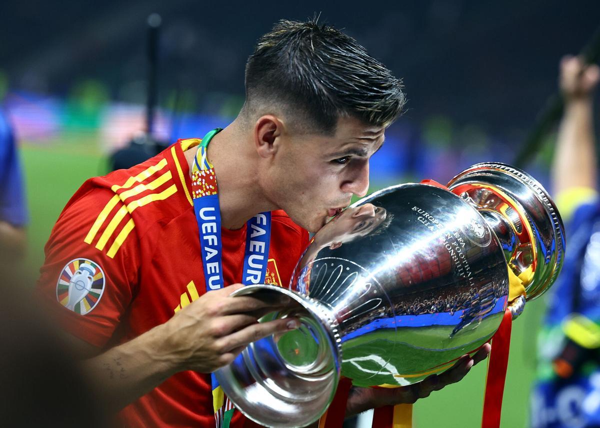 Morata levantó la Eurocopa del 2024 como capitán de España