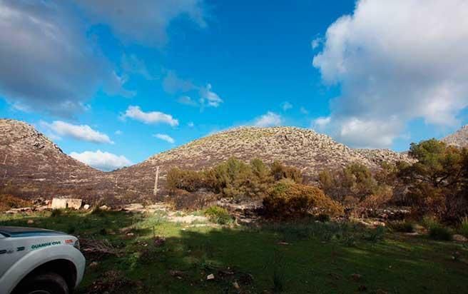 Pollença nach dem Waldbrand