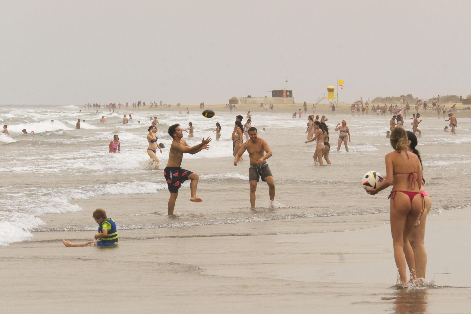 Calima en Playa del Inglés (15/08/25)
