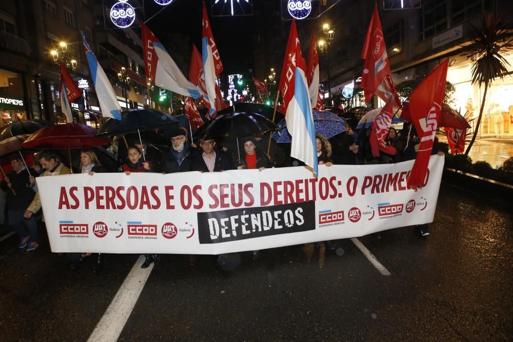 Manifestación en Vigo