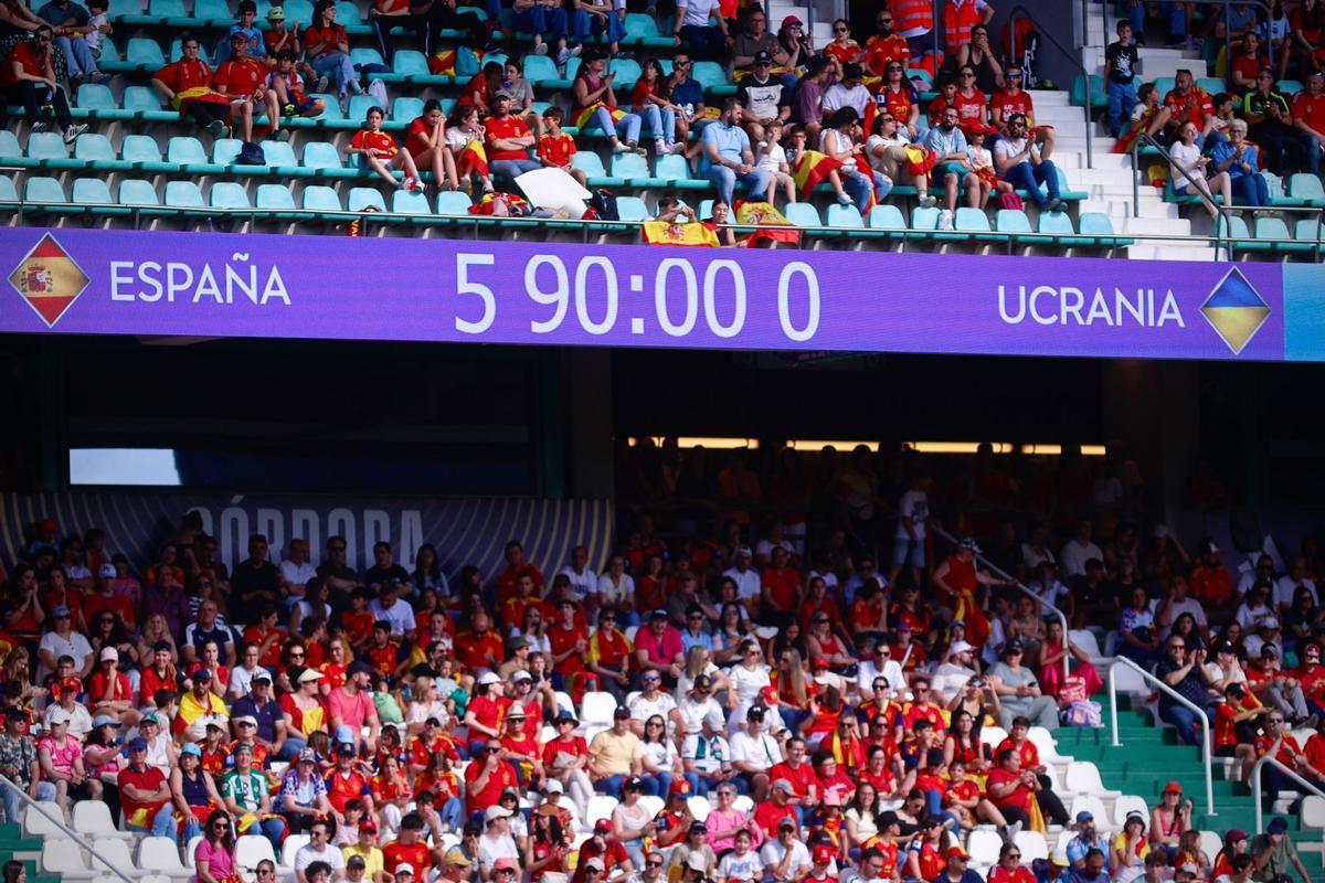 El España-Ucrania en El Arcángel, en imágenes