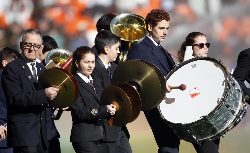 La Sociedad Musical La Lira de Chulilla puso música a la victoria del Valencia