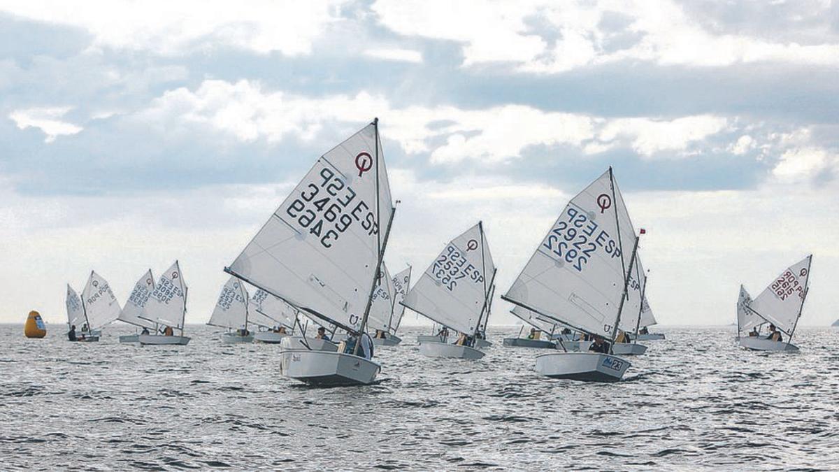 Regata de una edición anterior de la Semana del Atlántico.