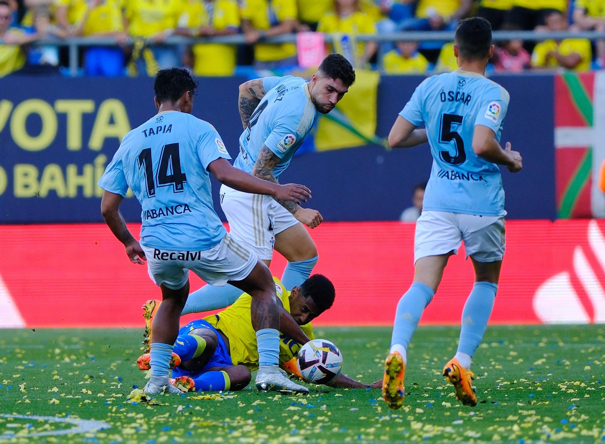 Todas las imágenes de la derrota del Celta ante el Cádiz