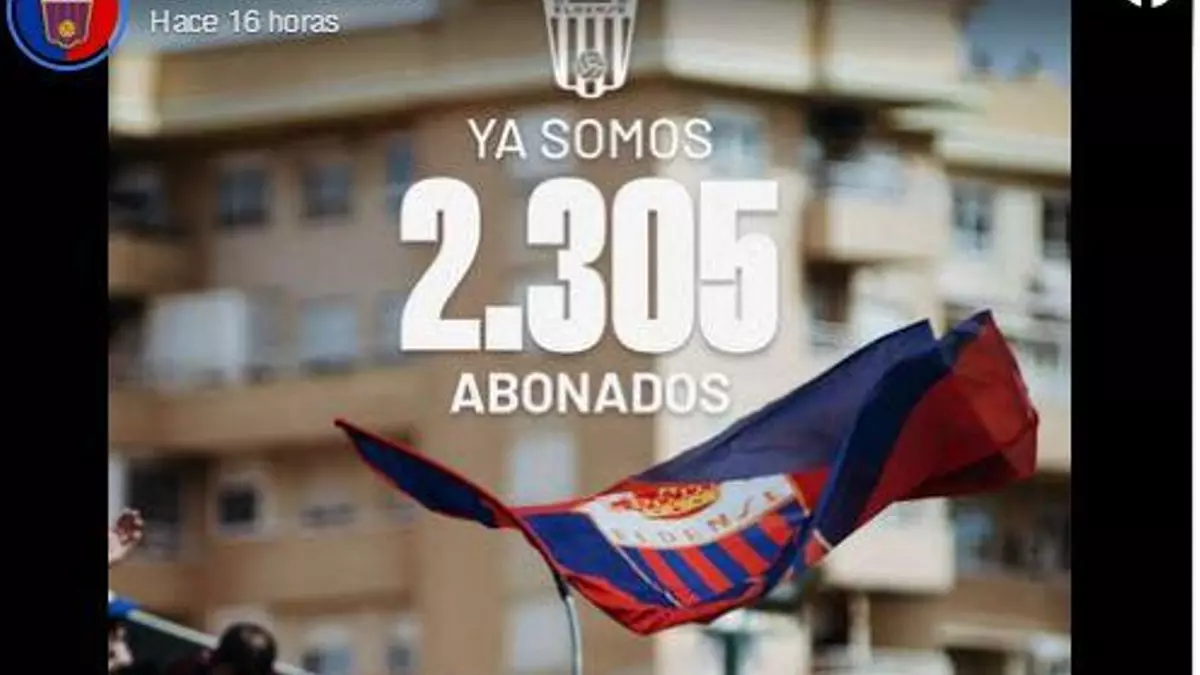 El Eldense cierra con 2.305 abonos la primera fase de su campaña