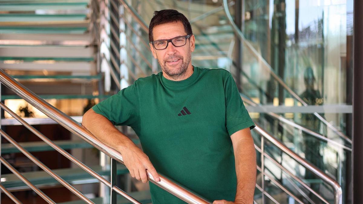 Alexandre Doury, presidente del Ibiza Rugby Club, en las instalaciones de Diario de Ibiza.