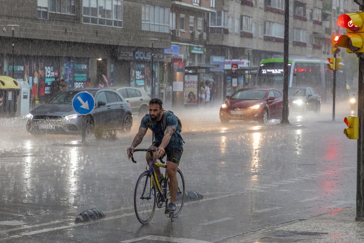 Les inundacions a Saragossa, en imatges