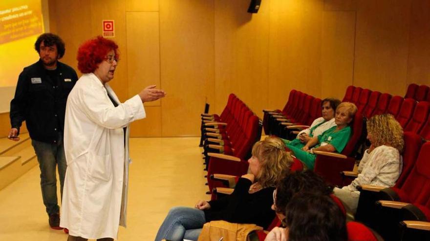 Asistentes a la reunión de ayer en Cabueñes.