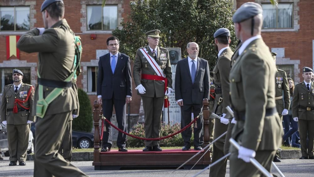 Parada militar del acto de celebración de la Inmaculada