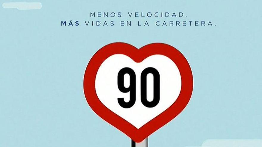 &quot;Mejor más despacio&quot;, el vídeo de la DGT sobre la reducción a 90 km/h