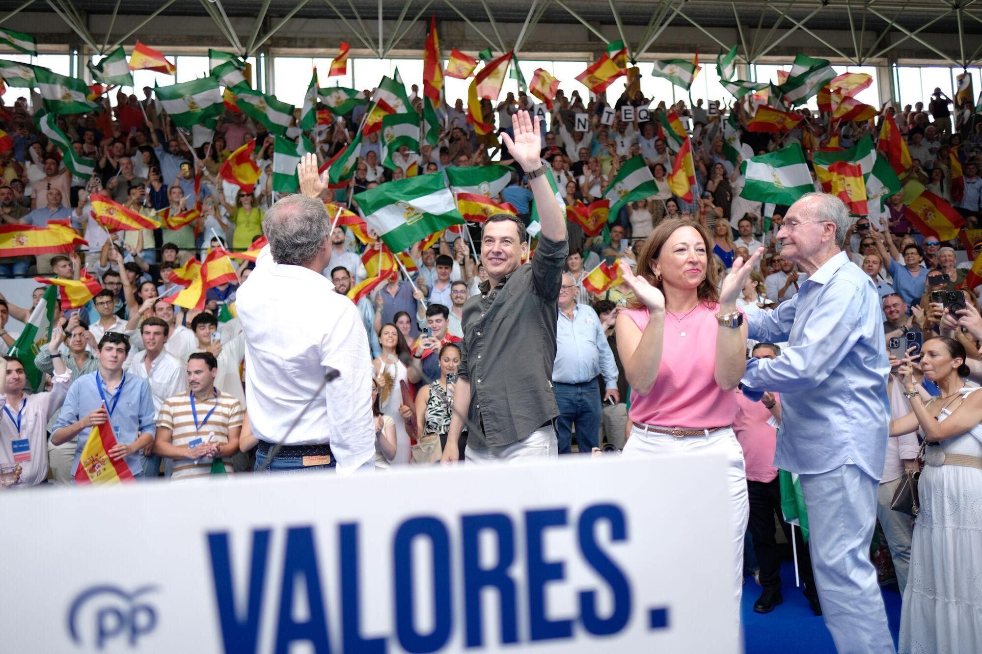 Mitin del Partido Popular en Málaga
